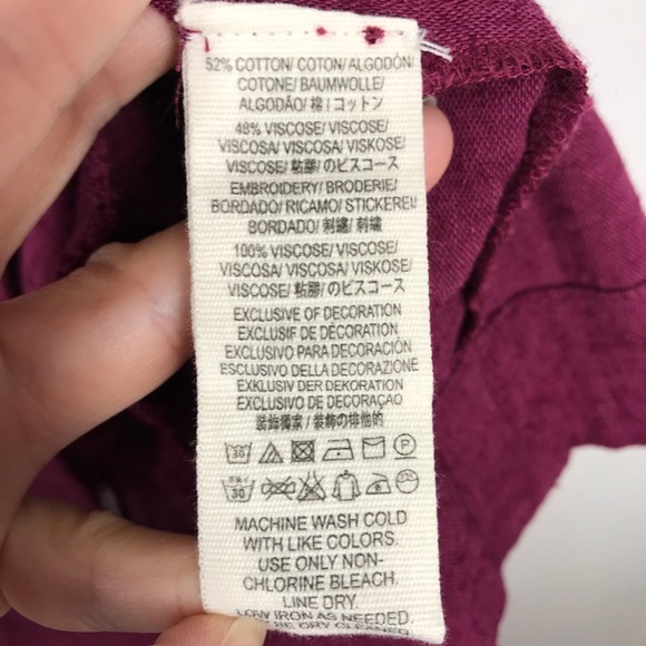 Free People raspberry tunic dress sz Small - Picture 5 of 6